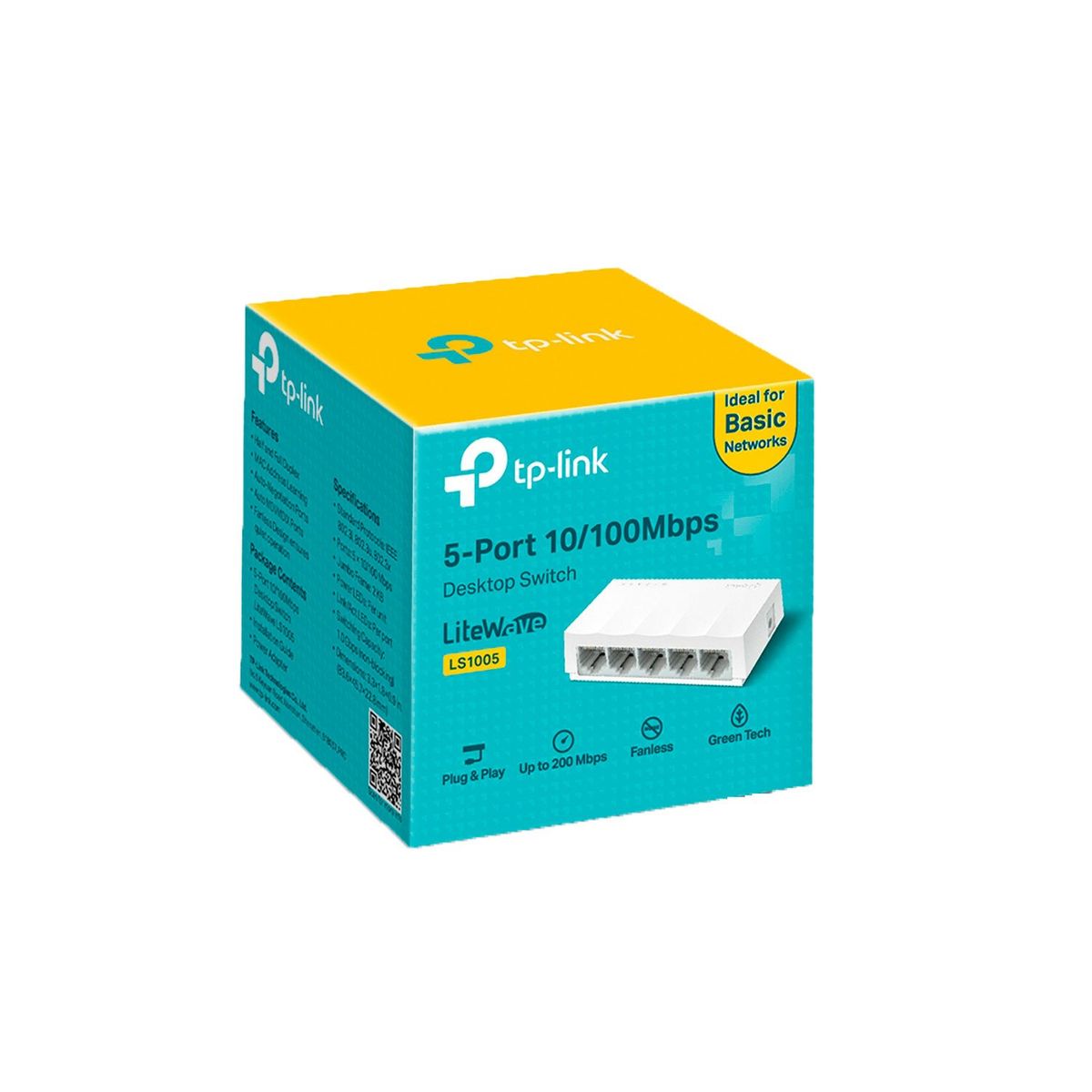 TP LINK - LS1005 Tp-Link Switch de 5 Puertos 10 100Mbps