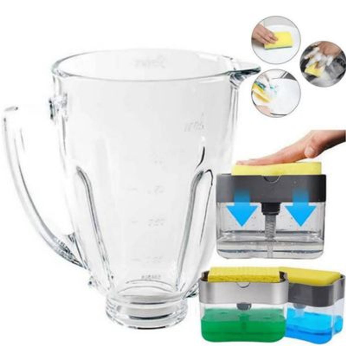 OSTER - Vaso Monterrey + Dispensador para Lavavajillas