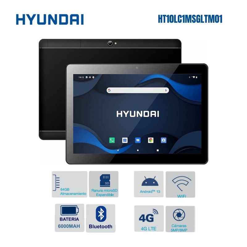 HYUNDAI - TABLET HYUNDAI HYTAB PRO 4G 10LC1 RAM 4GB ROM 64GB 101 HT10LC1MSGLTM01