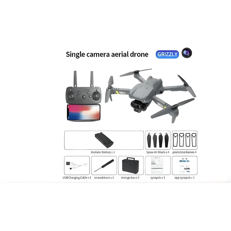 GENERICO - Drone Volador Max Doble Cámara HD Estuche Protector Portátil