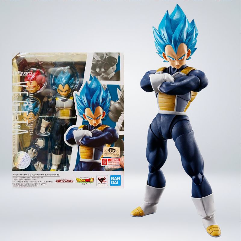 BANDAI NAMCO - FIGURA SHFIGUARTS DBZ SUPER SAIYAN GOD VEGETA 15 ANNIVERSARY
