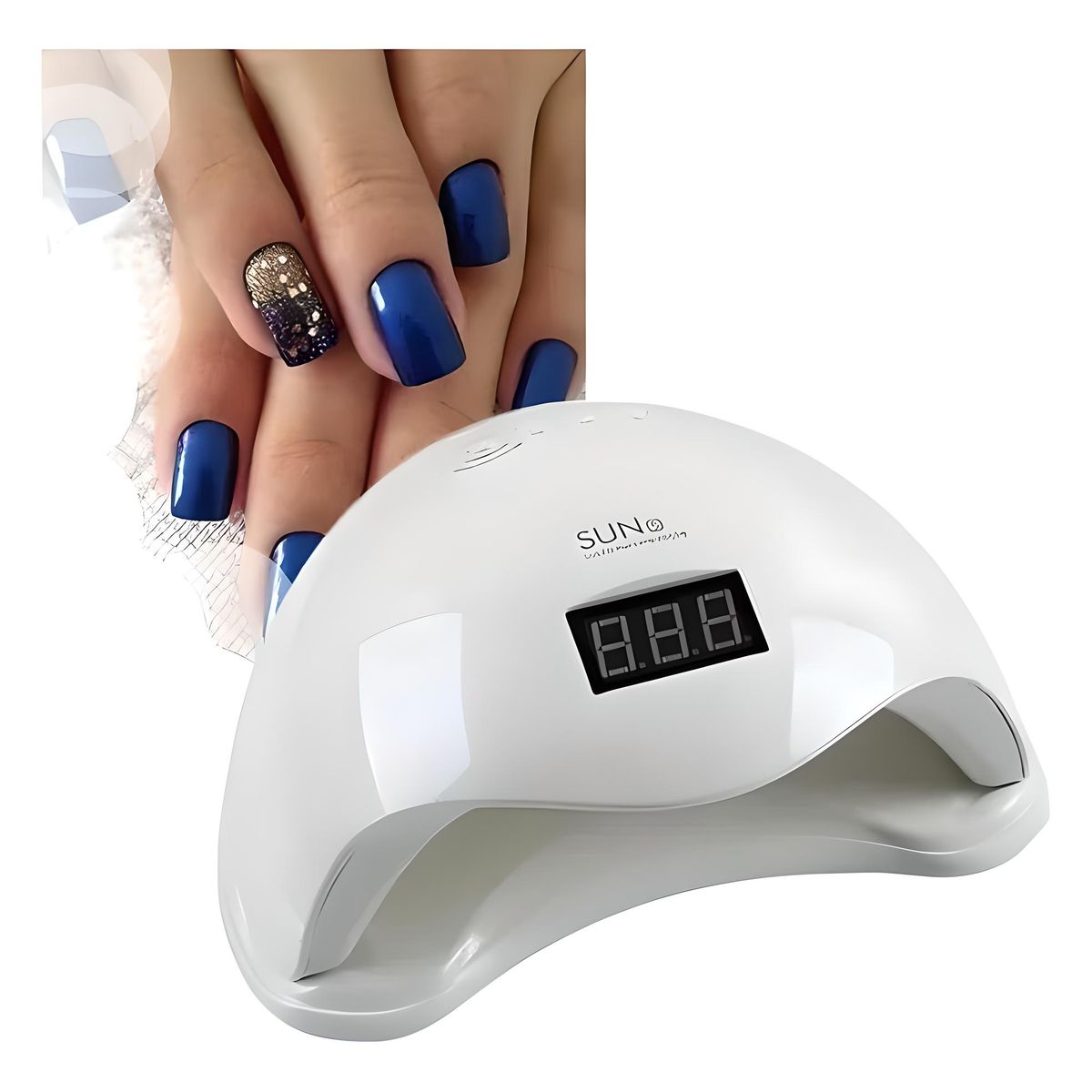 GENERICO - SECADOR ESMALTE UÑAS PROFESIONAL LÁMPARA LUZ LED TEMPORIZADOR