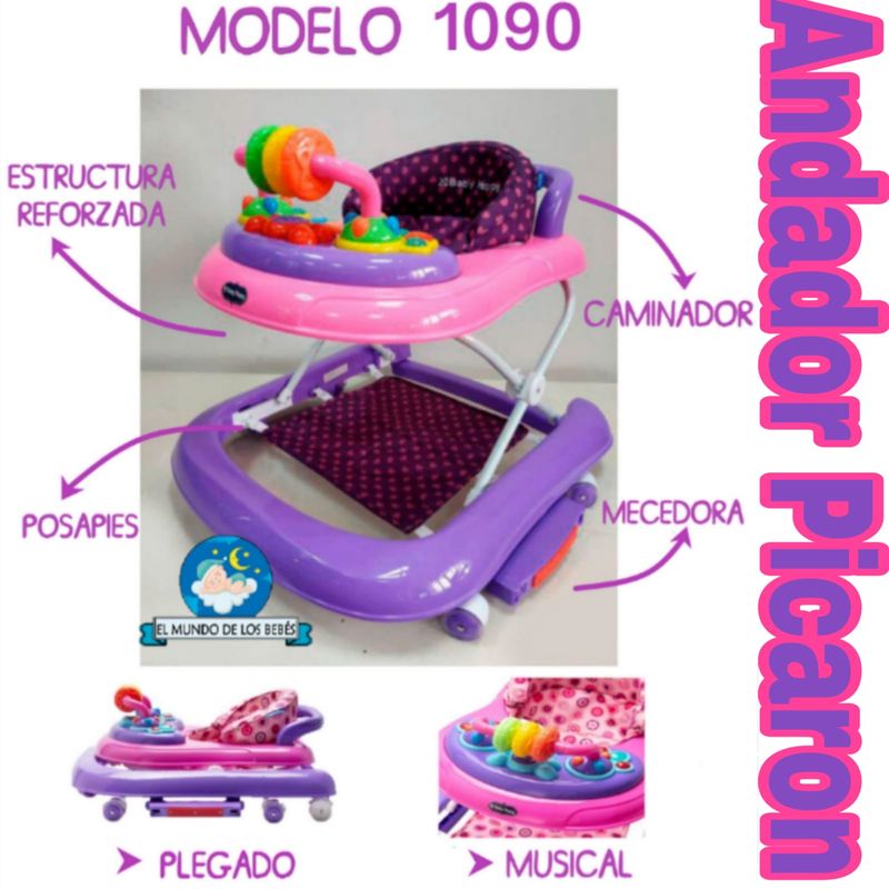BABY HAPPY - Andador Mecedora con juegos Didáctico PICARÓN