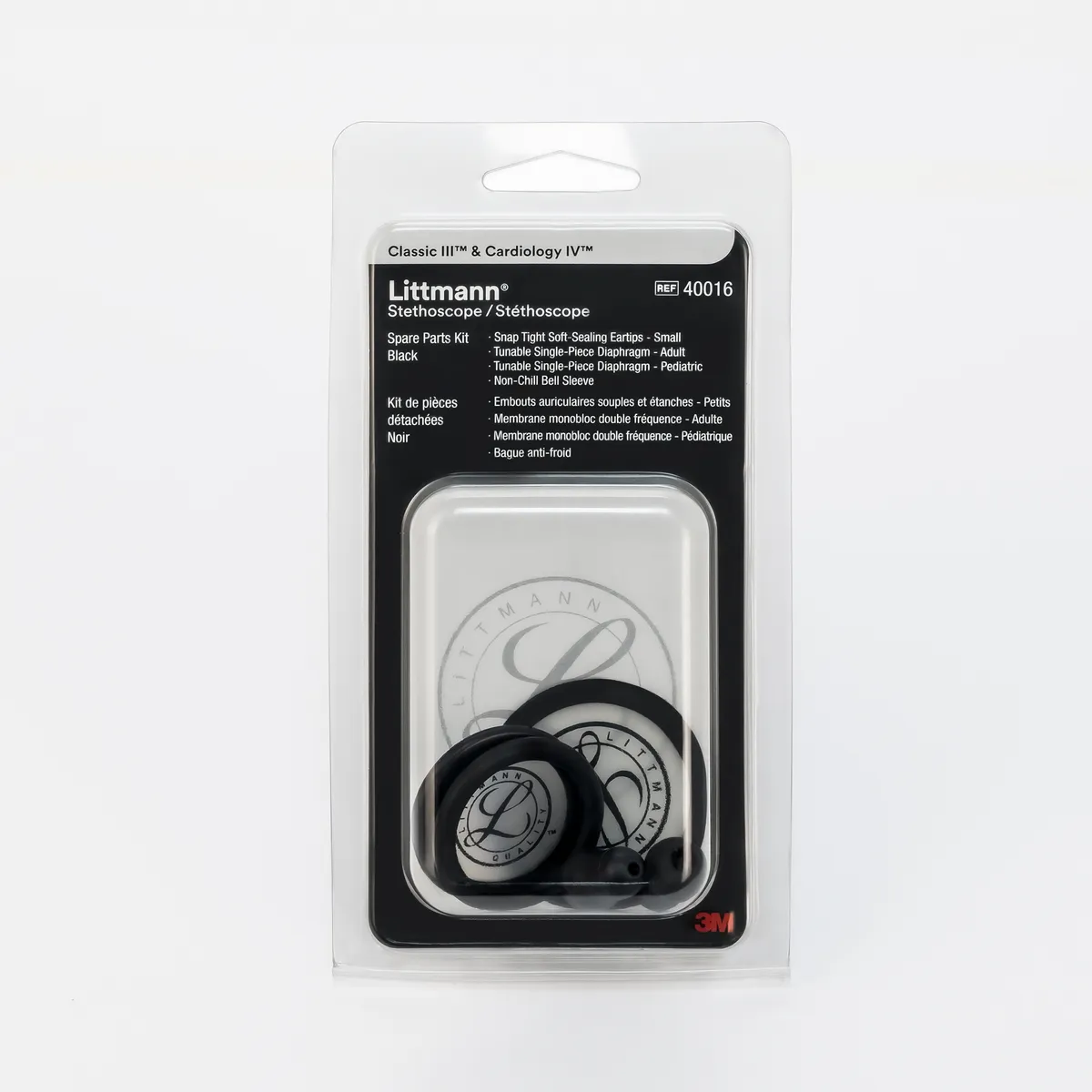 LITTMANN - Kit de Repuestos Littmann® para Classic III - Cardiology IV™ - Negro