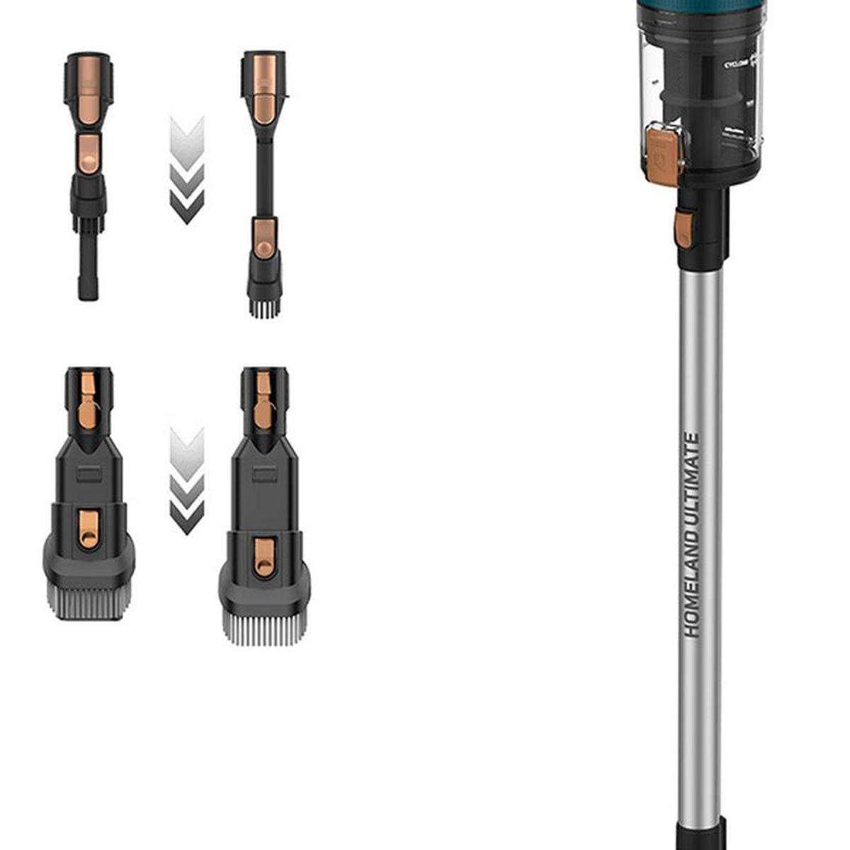 TAURUS - Aspiradora Escoba Inalámbrica 600ml Homeland Ultimate Taurus