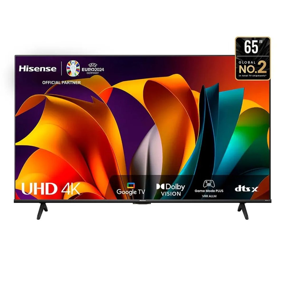 HISENSE - Televisor Hisense Led 65 Smart UHD 4K Google Tv 65A6NA (2024)