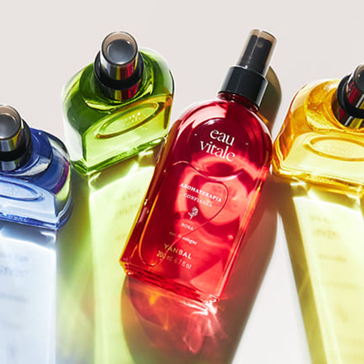 YANBAL - SET colonias Eau Vitale de Lavanda Rosa Te Verde y Naranjo