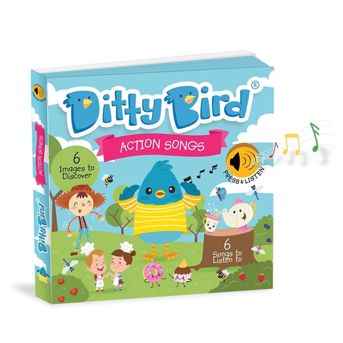 DITTY BIRD - Libro musical Ditty Bird Canciones de acciones Inglés