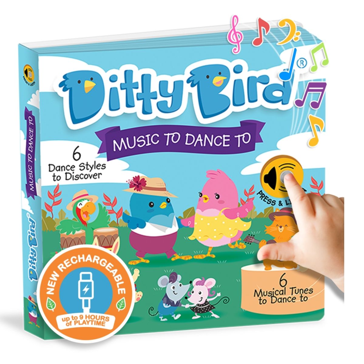 DITTY BIRD - Libro musical Ditty Bird Música para bailar Inglés