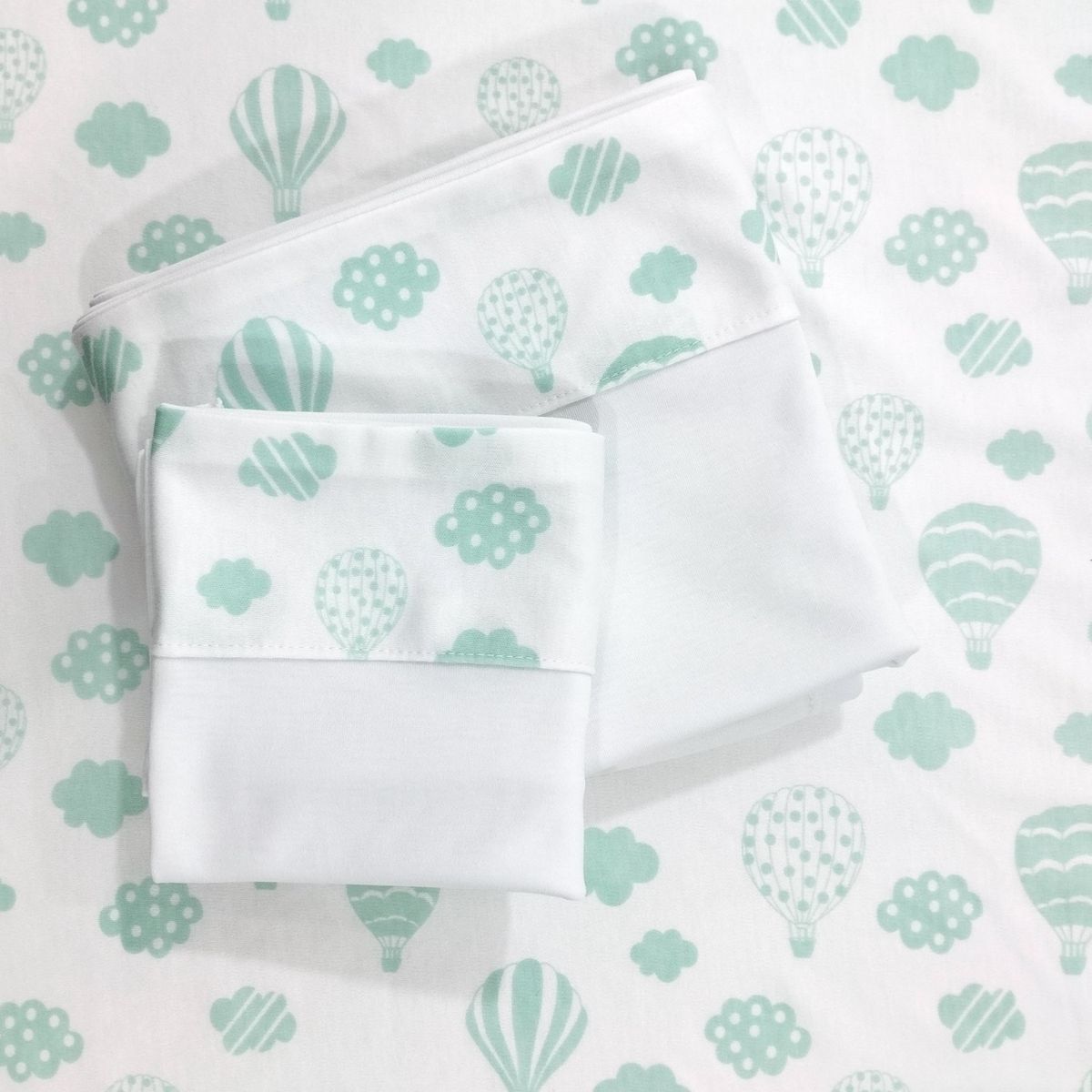 BLAUHOUSE - Sabanas Bebe Cuna Corral Pack and Play Globos