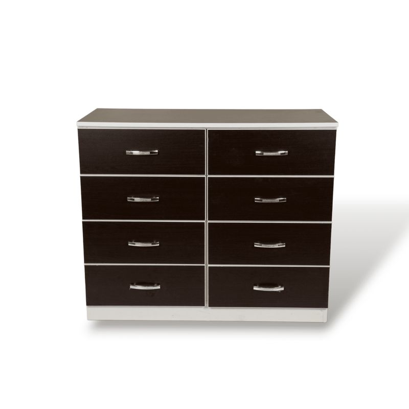 MUEBLES MACRUMO - Cómoda 8 Cajones Wengue- Armado