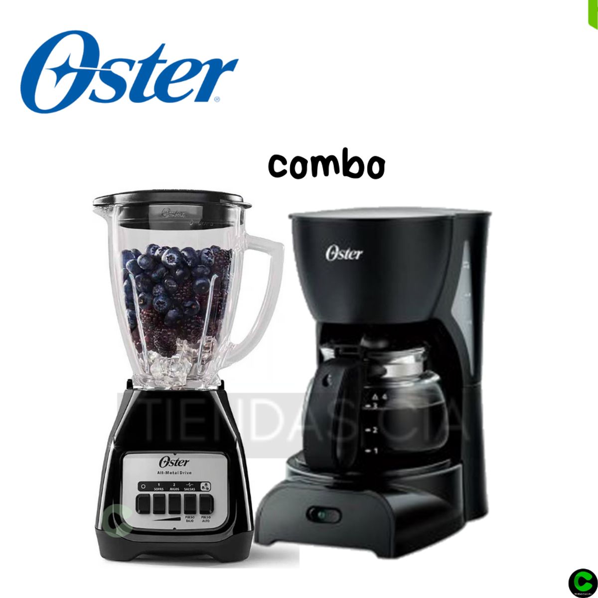 OSTER - COMBO OSTER LICUADORA BLSTKAG-BPB-053 Y CAFETERA BVSTDCDR5B