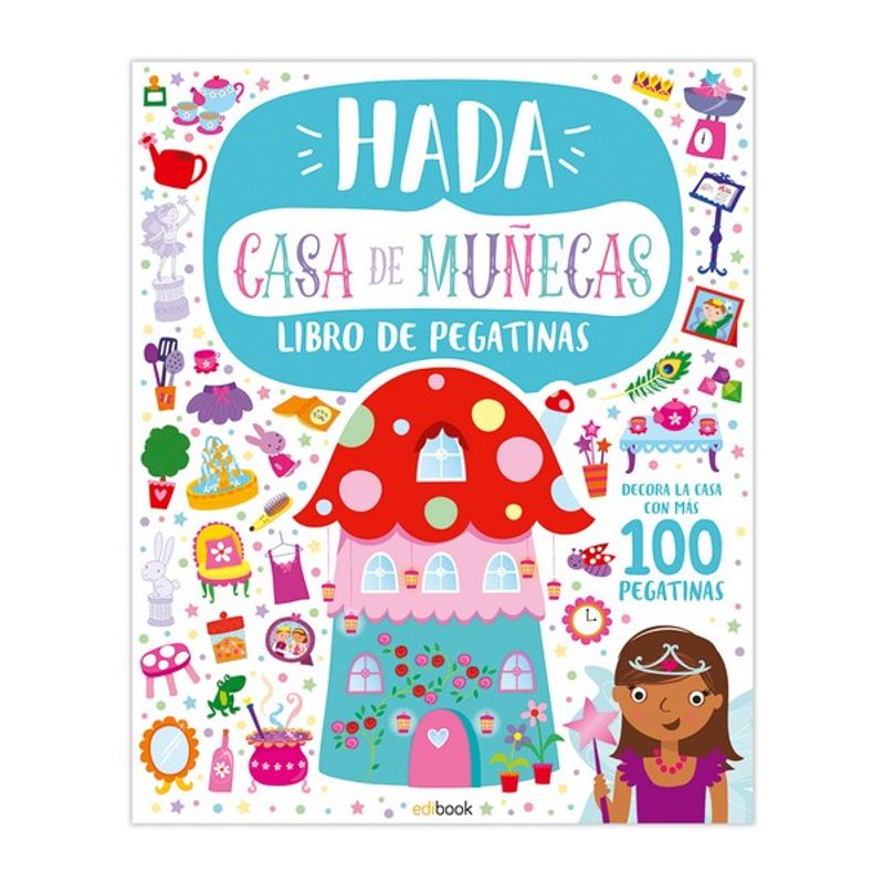 GENERICO - CASA DE MUÑECAS HADAS + 100 PEGATINAS