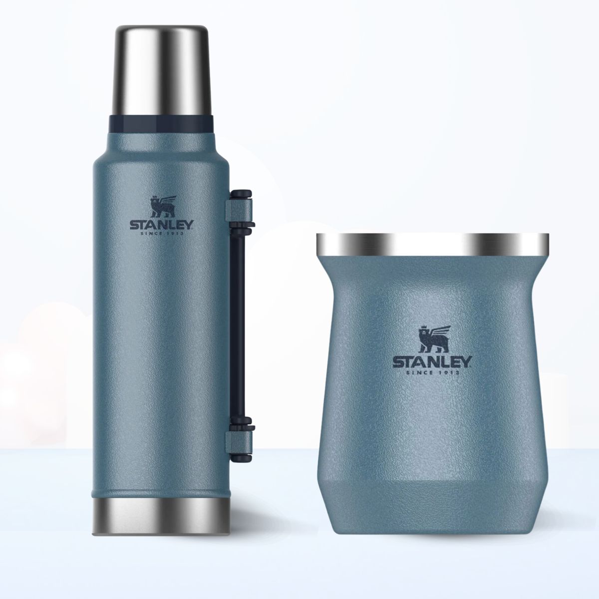 STANLEY - Combo Stanley Termo Classic 1.4 L + Matero 236 Ml Azul Lake