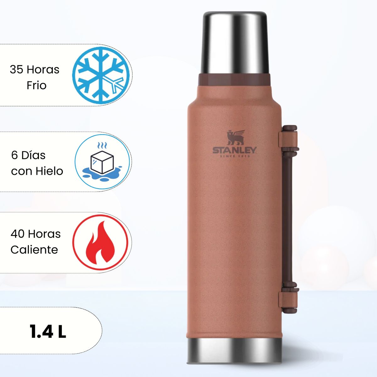 STANLEY - Termo de Bebida Stanley Classic Clay 1.4 L