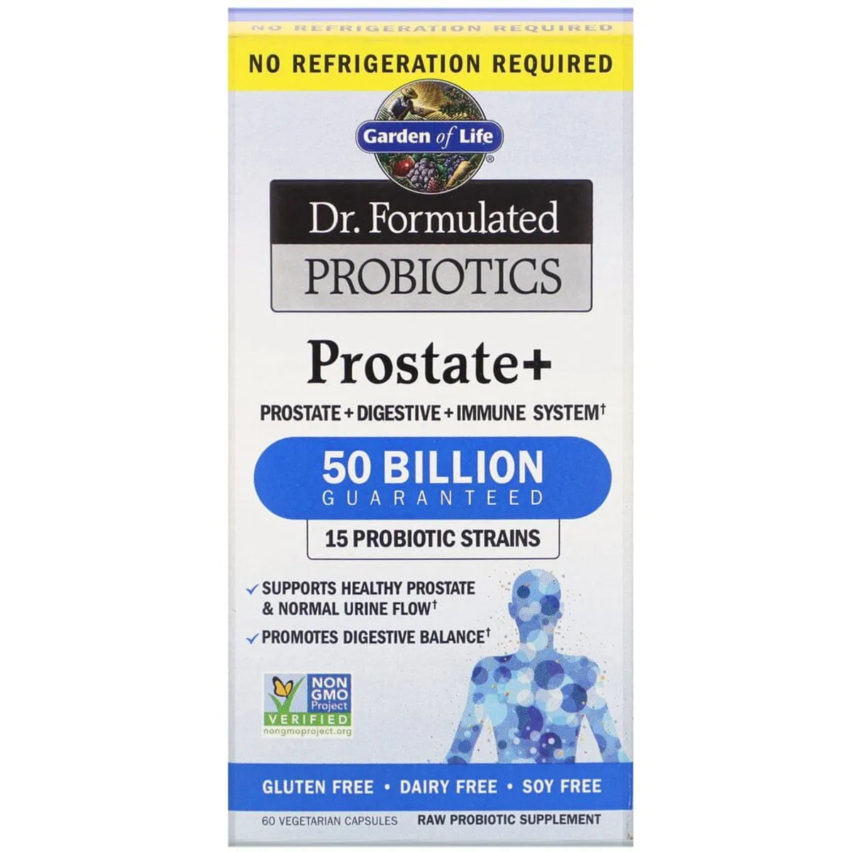 GENERICO - Garden of Life Dr. Formulated Probiotics Prostate+ 60 cápsulas