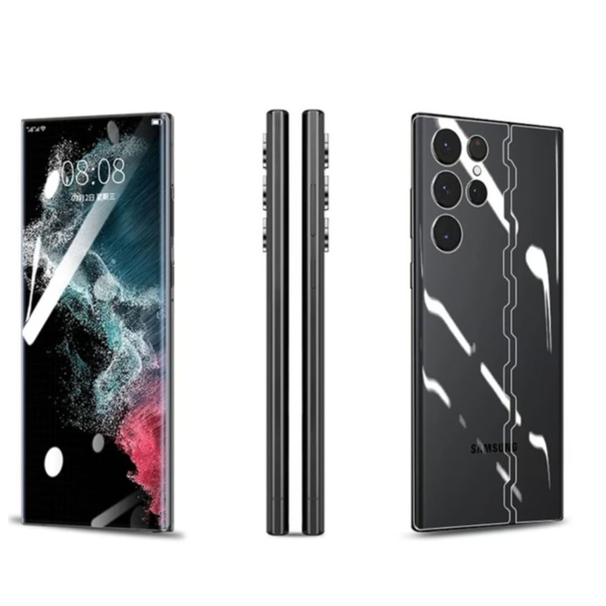 GENERICO - MICA COMPLETA HIDROGEL HD 360 PARA SAMSUNG S24 ULTRA