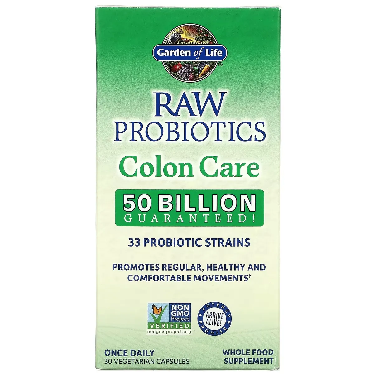 GENERICO - Garden of Life  Probiotics Coloncare + 30 cápsulas Vegetales