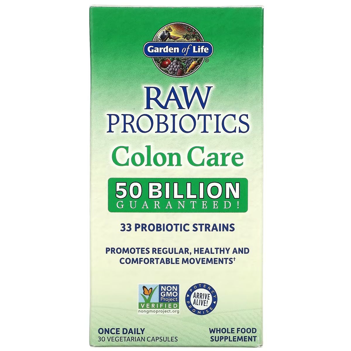 GENERICO - Garden of Life  Probiotics Coloncare + 30 cápsulas Vegetales