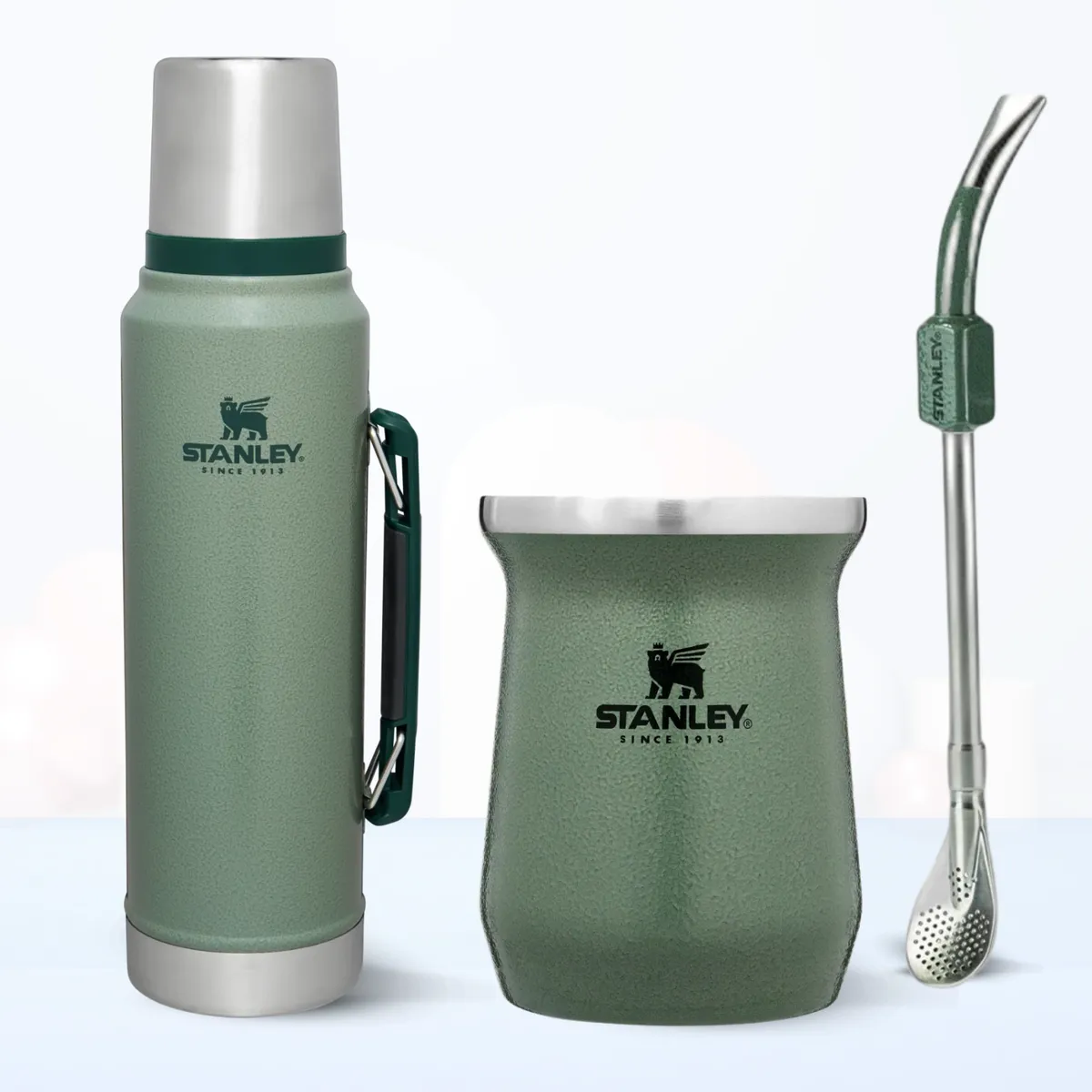 STANLEY - Combo Stanley Termo Classic 946 + Matero 236 Ml + Bombilla Verde