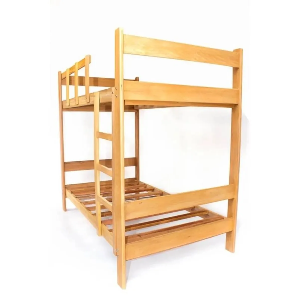 MUEBLES MACRUMO - Camarote de Madera Capirona 1.5 Plz Banda de 5" + acabado