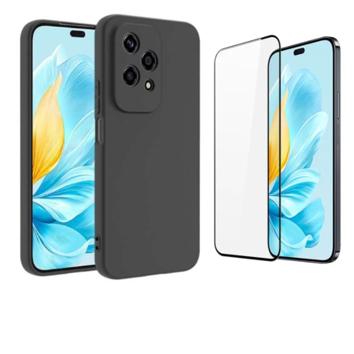 CASE - SILICONA HONOR 200 LITE + MICA VIDRIO