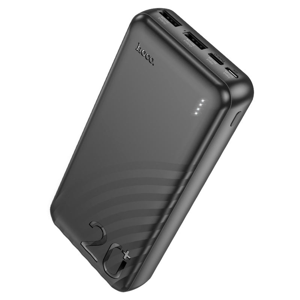 HOCO - Cargador Portatil PowerBank Hoco J123A 20000 mAh - Negro