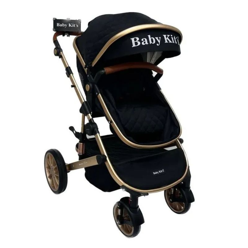 GENERICO - Coche Moisés Baby Kits Milán II Edición 2023 Negro