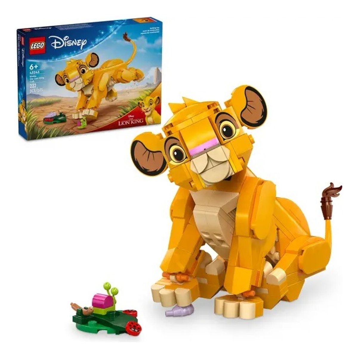 LEGO - LEGO 43243 El Rey León Simba Cachorro