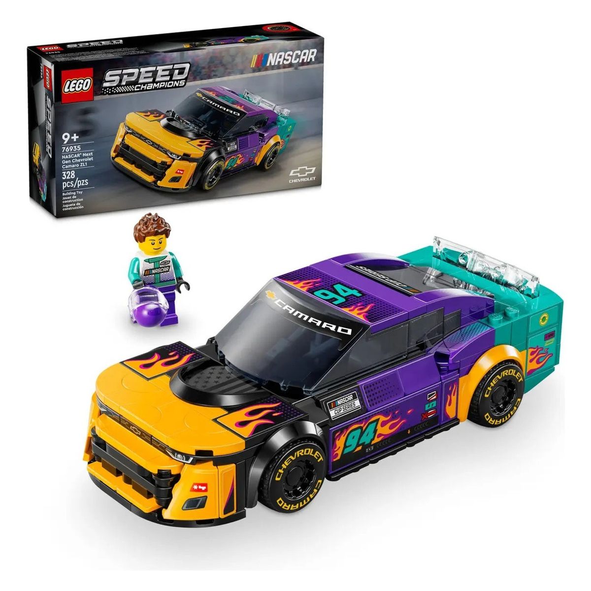 LEGO - Carro LEGO 76935 NASCAR® Next Gen Chevrolet Camaro ZL1