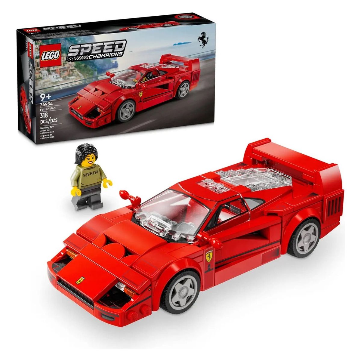 LEGO - Carro LEGO 76934 Supercoche Ferrari F40