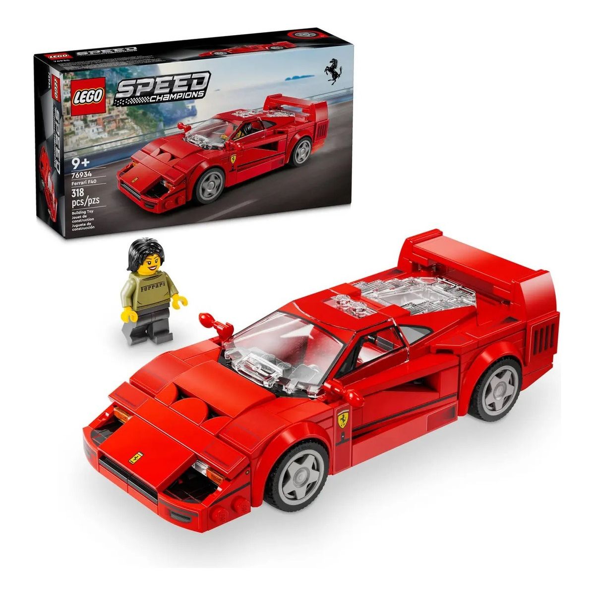 LEGO - Carro LEGO 76934 Supercoche Ferrari F40