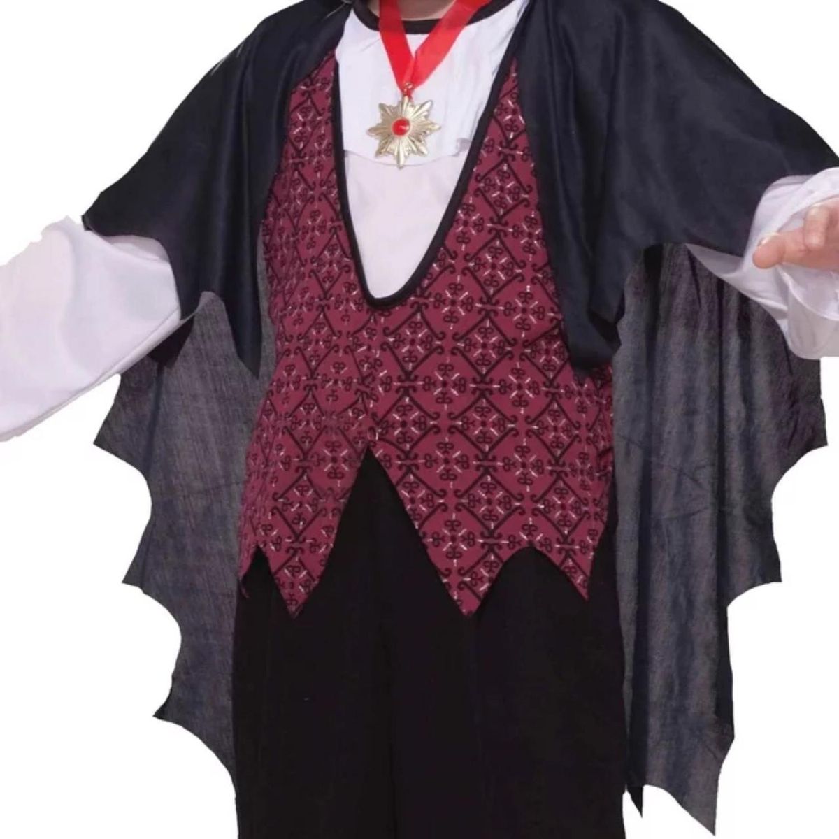 GENERICO - Disfraz de Vampiro para niños - Negro - S