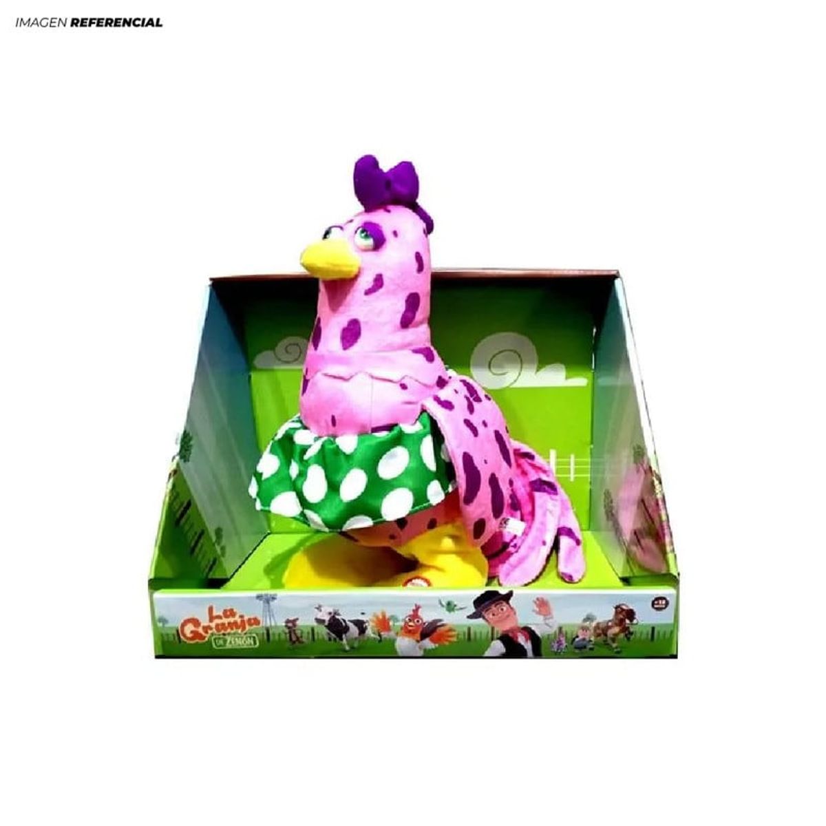 GENERICO - Set Peluches la Granja de Zenón con Movimiento y Musical