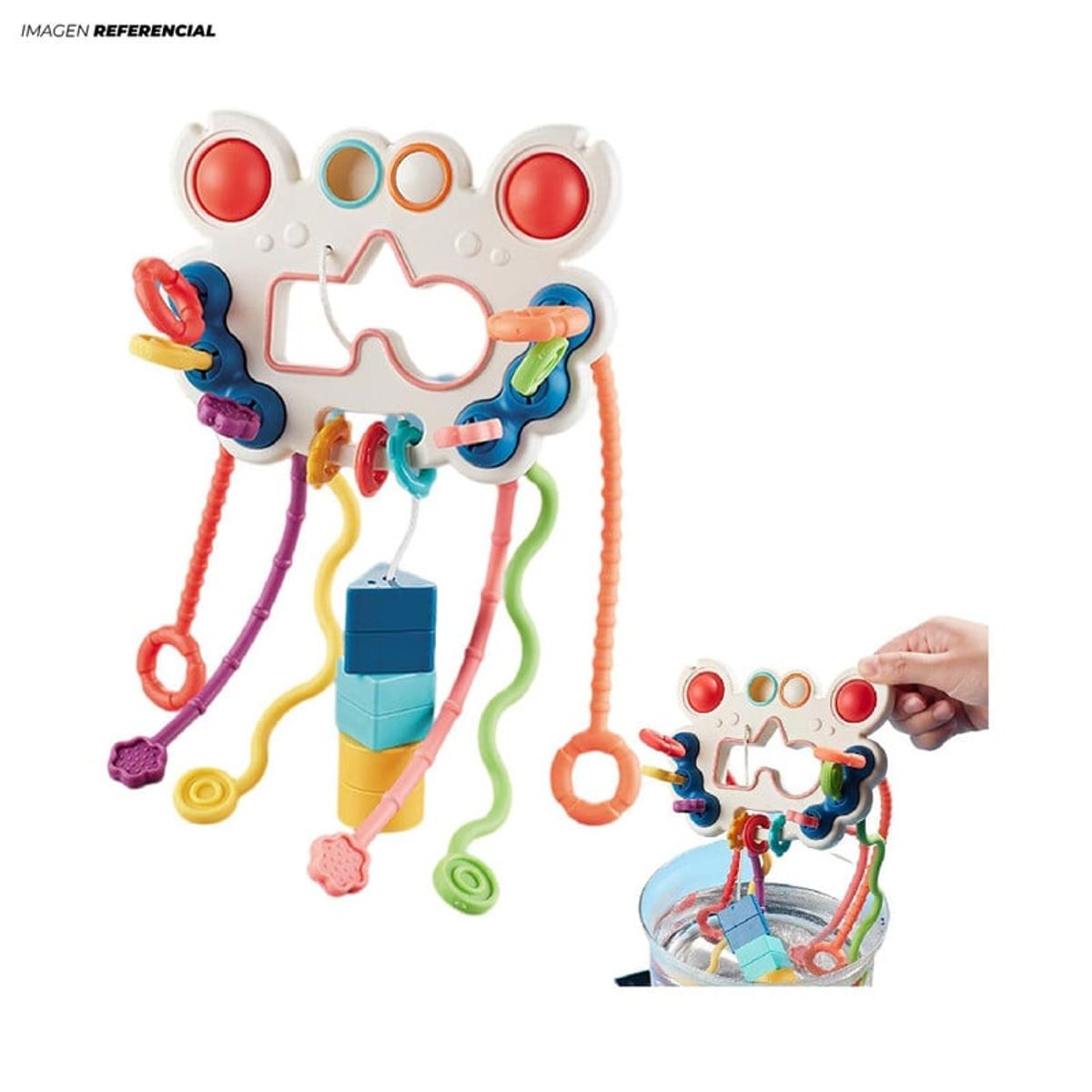 GENERICO - Juguete Sensoriales para Bebés Montessori 5 en 1 Multiuso