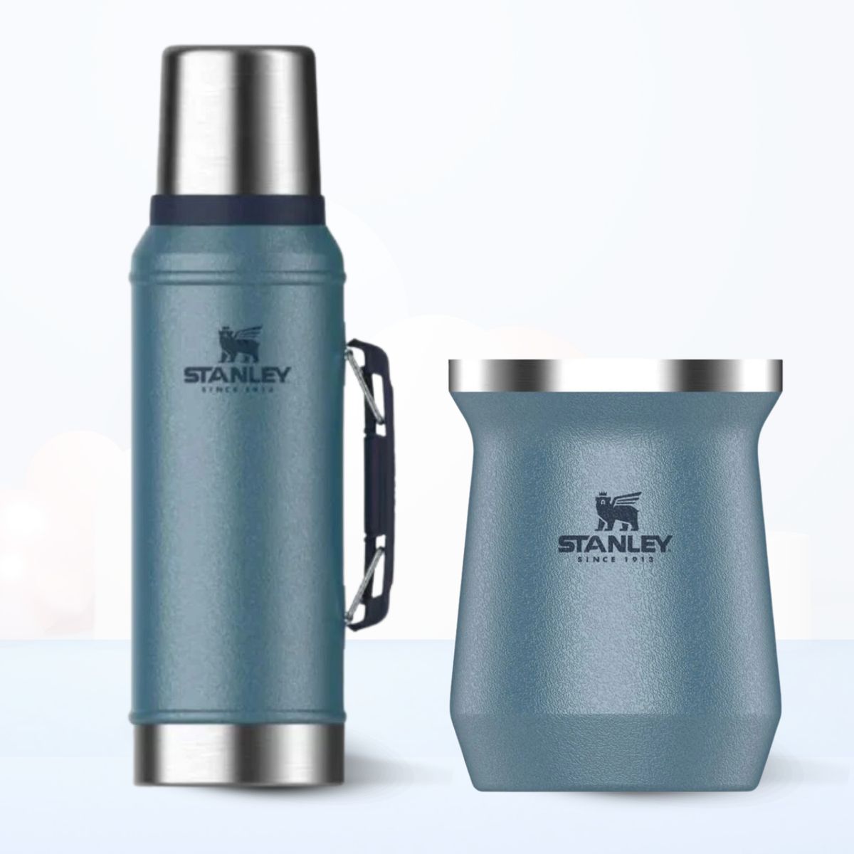 STANLEY - Combo Stanley Termo Classic 946 + Matero 236 Ml Azul Lake