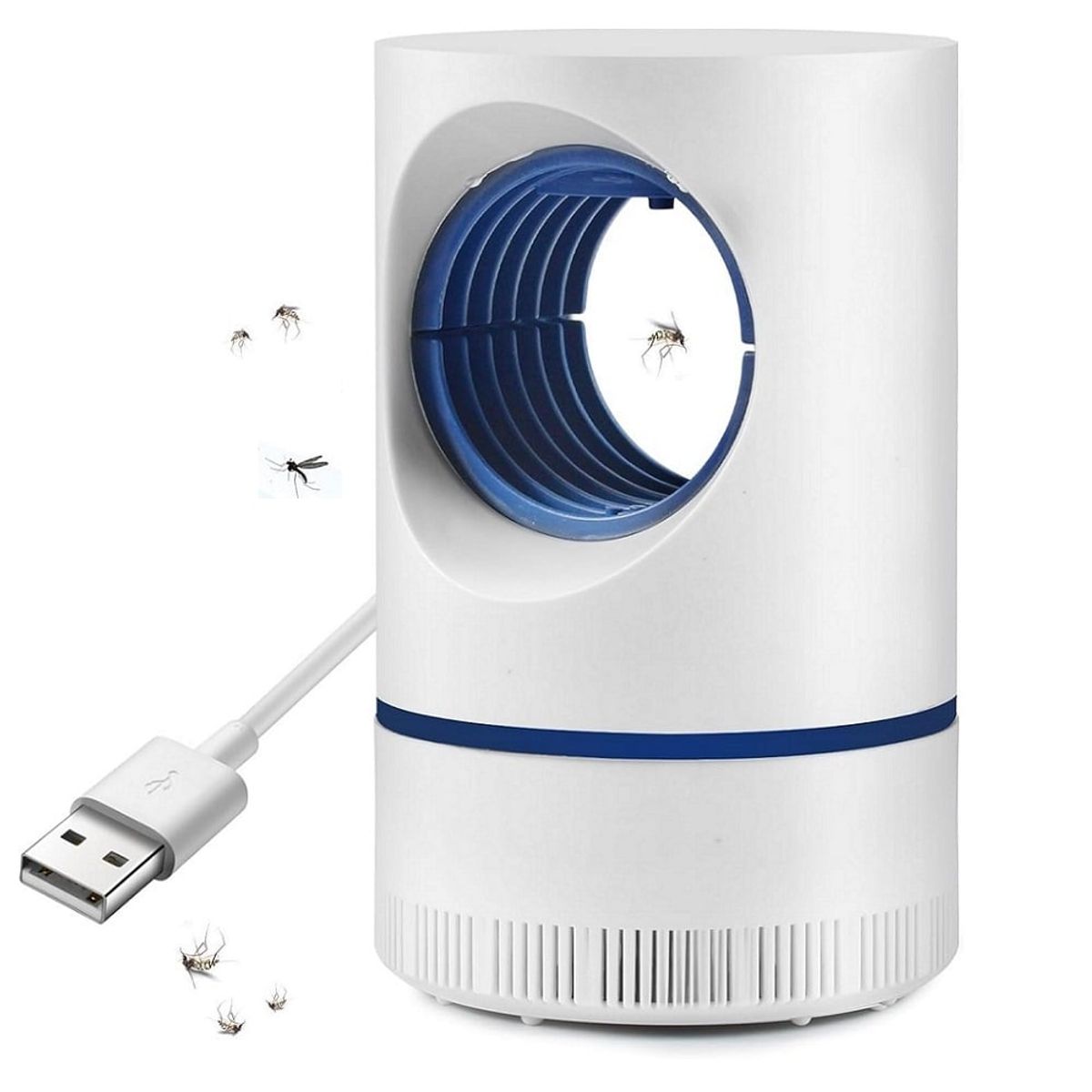 GENERICO - Lámpara antimosquitos trampa UV eléctrica entrada USB