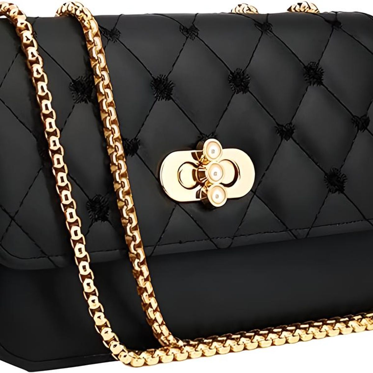 GENERICO - CARTERA BOLSO DE MANO DE FIESTA NOCHE MORRAL TOTE BAG