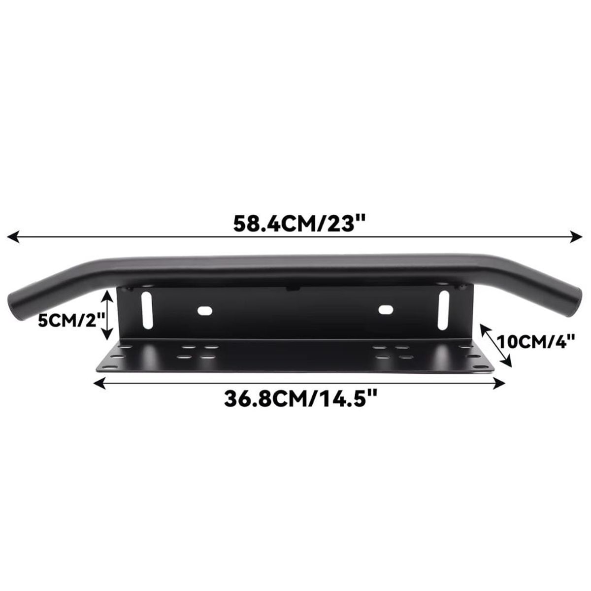 GENERICO - Soporte Universal Porta Faros Neblineros Negro