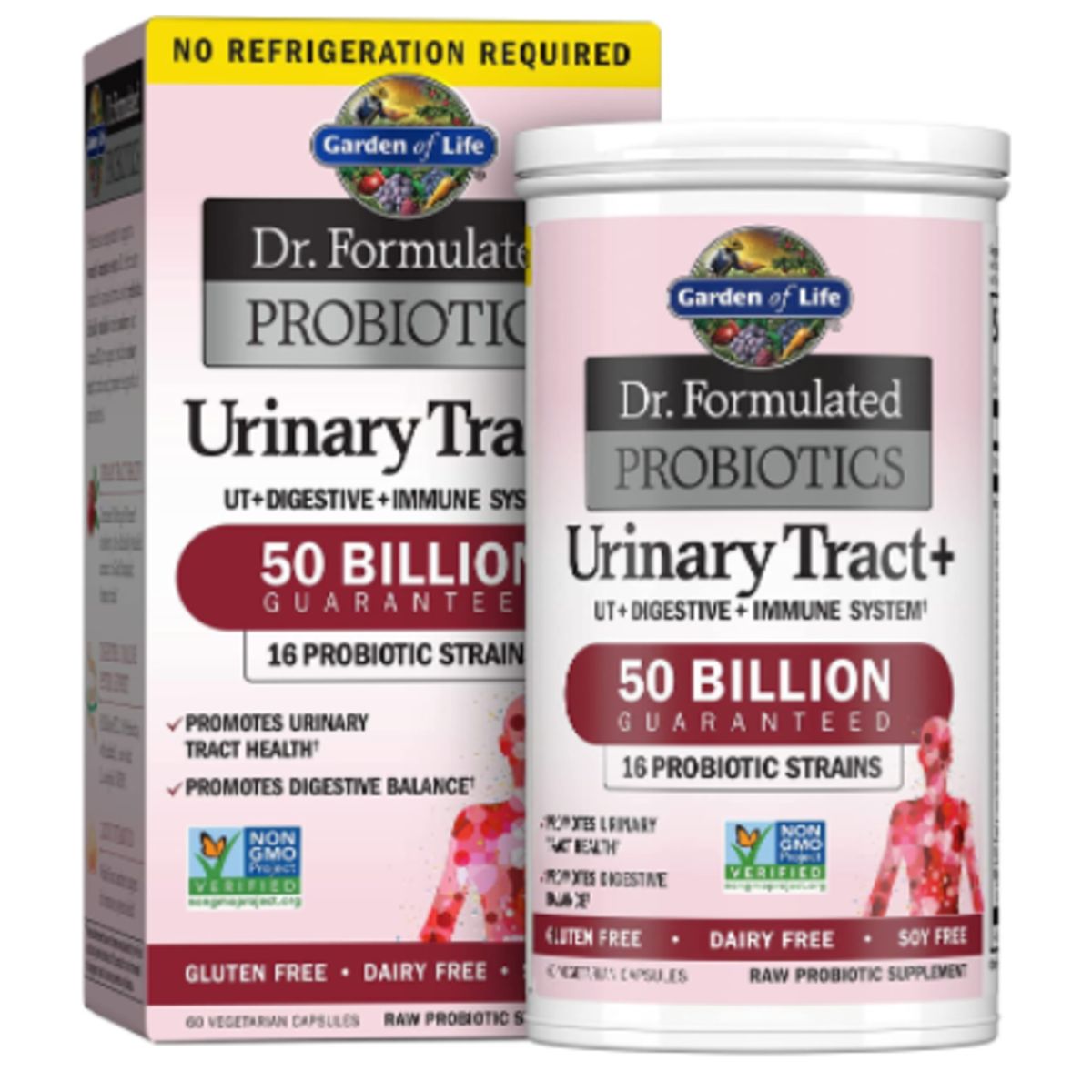 GENERICO - Probioticos Garden Of Life Urinary Tract+ 60 Capsulas Vegetarianas