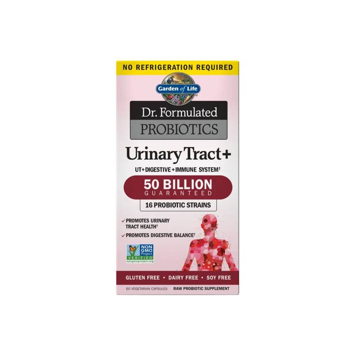 GENERICO - Probioticos Garden Of Life Urinary Tract+ 60 Capsulas Vegetarianas
