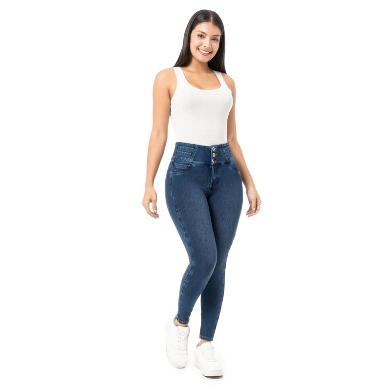 PIONIER - Pantalon Indifio Mujer Yelih Pionier