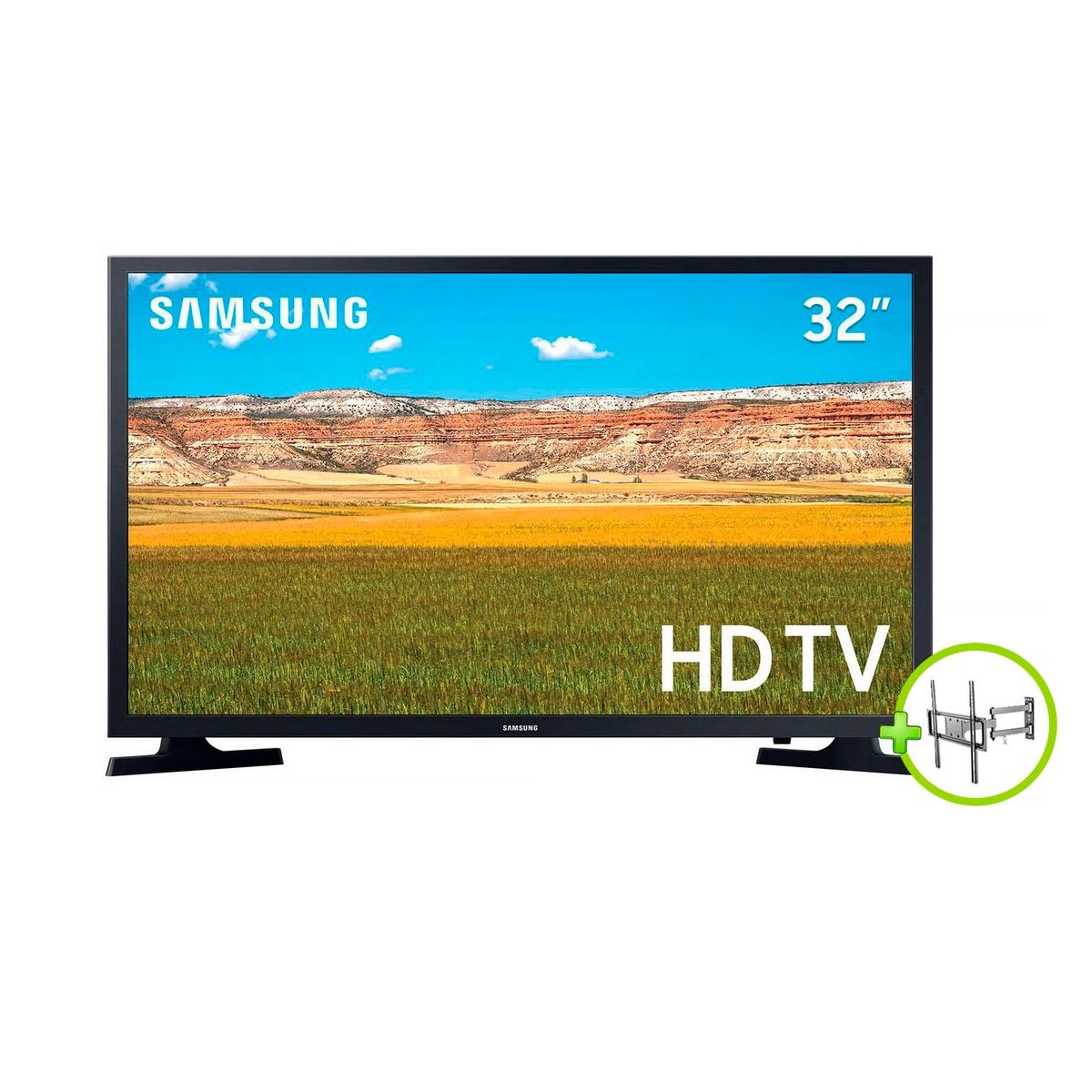 SAMSUNG - Televisor Samsung Smart HD 32 UN32T4202AGXPE + Rack
