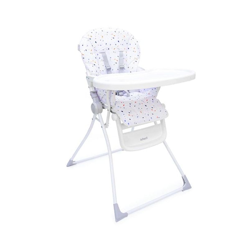 INFANTI - SILLA DE COMER VAINILLA WHITE/GRANITE