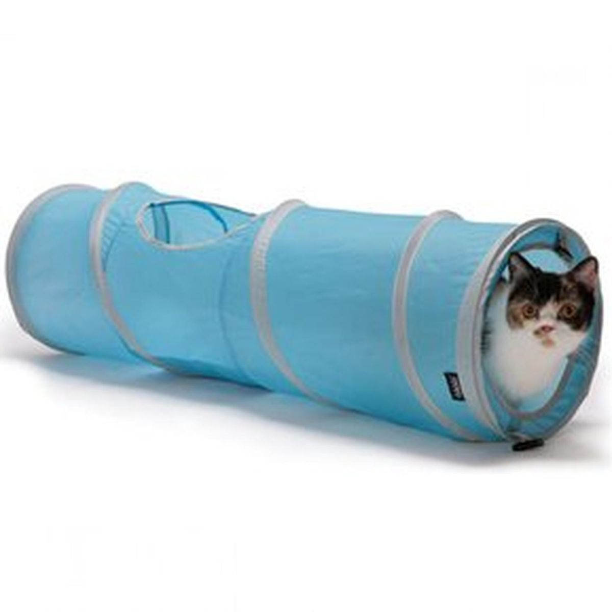 GENERICO - Tunel de juego para gatos - Celeste - M