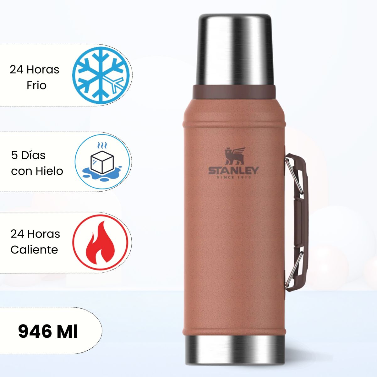 STANLEY - Termo de Bebida Stanley Classic  Clay 946 Ml