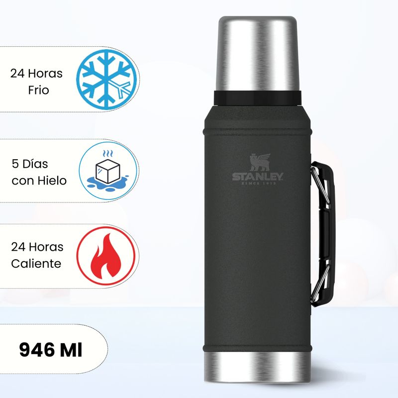 STANLEY - Termo de Bebida Stanley Classic Negro 946 Ml