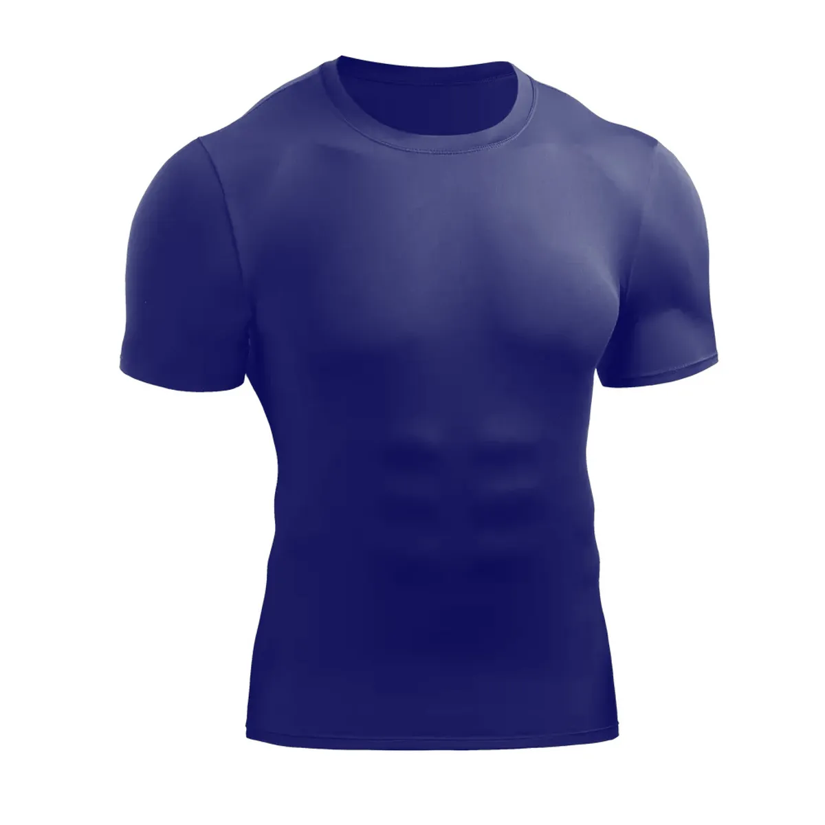 GENERICO - Polo Licra Manga Corta Azul Marino M