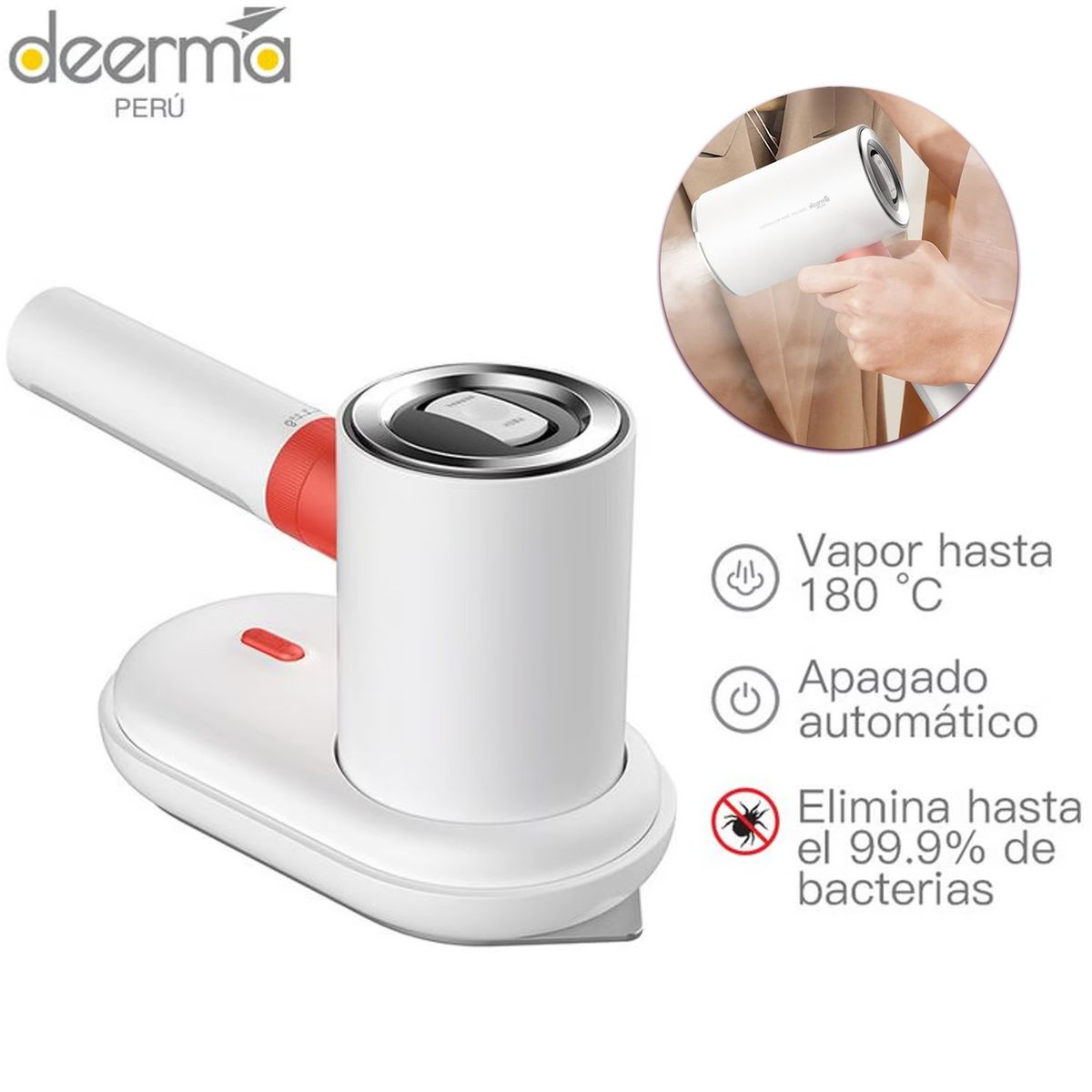 DEERMA - Plancha y Vaporizador Multifuncional DEERMA DEM-HS200
