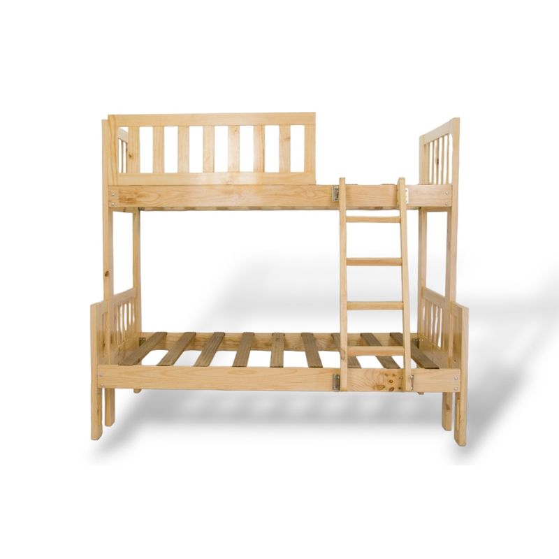 MUEBLES MACRUMO - Camarote Mixto  Pino de 1"x 5"+ Enrejillado + Acabado